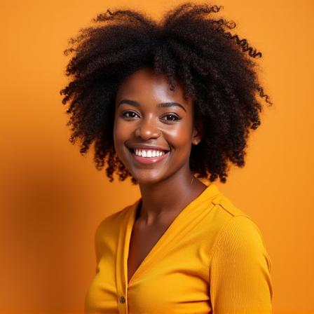 Professional headshot of Chloe Adams, a vibrant woman with an engaging smile.