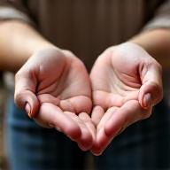 Hand in hand, symbolizing guided support and personal coaching.